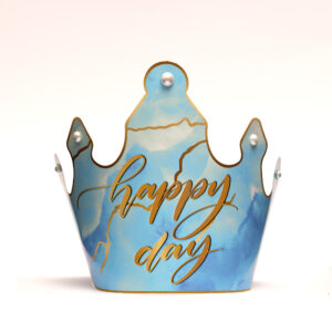 تاج تولد تم happy day blue