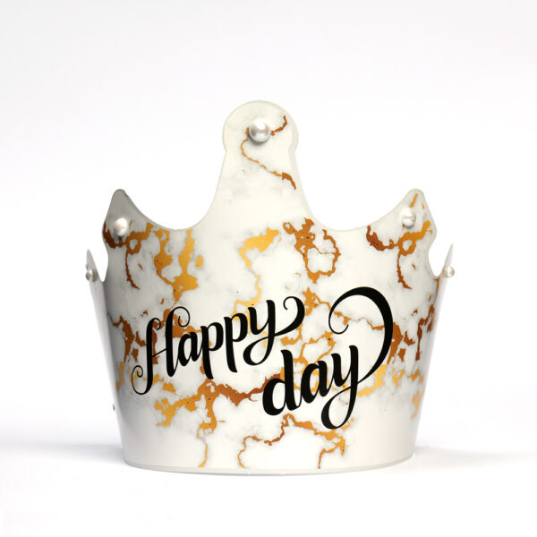 تاج تولد تم happy day white